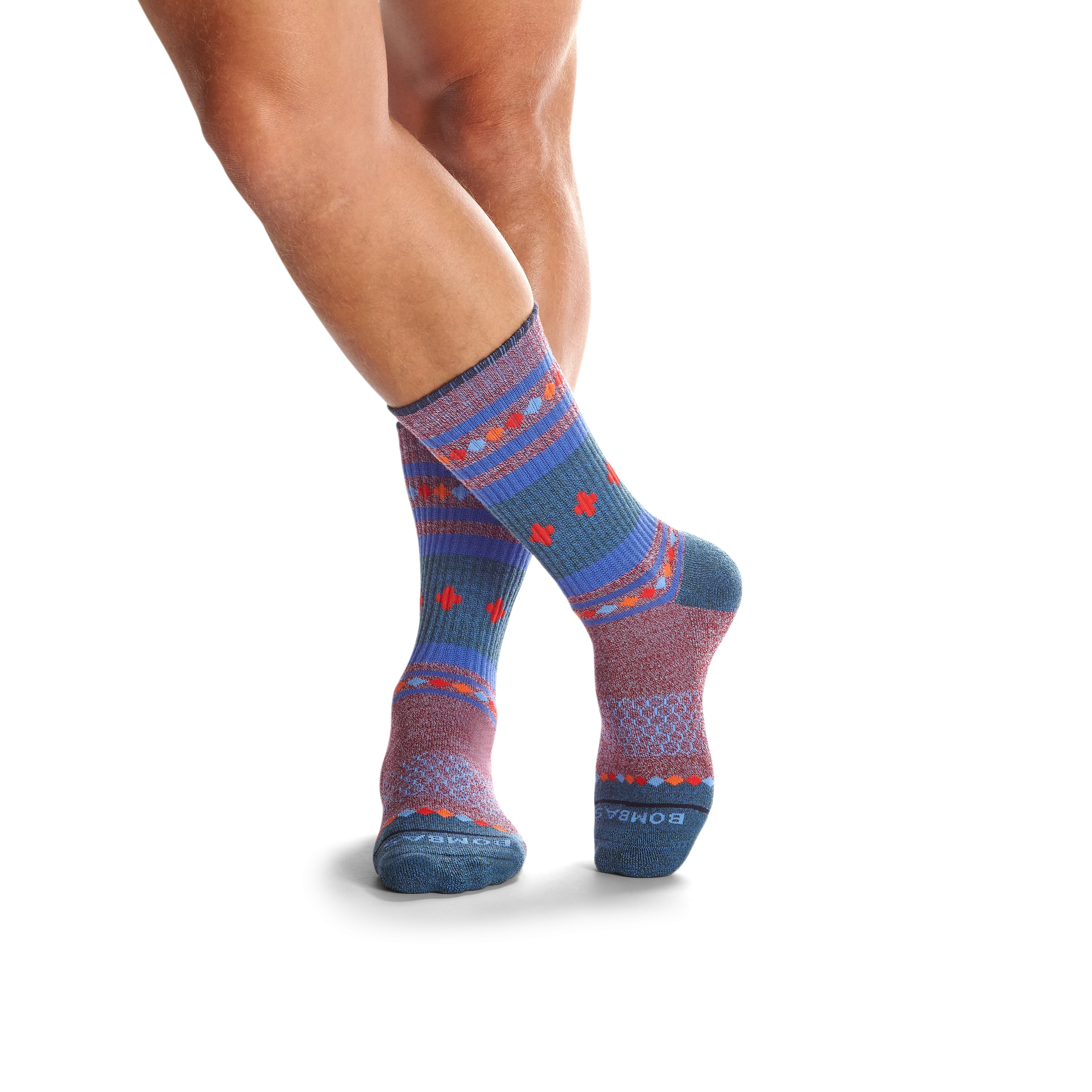 Men's Merino Wool Blend Calf Sock 4-Pack Gift Box