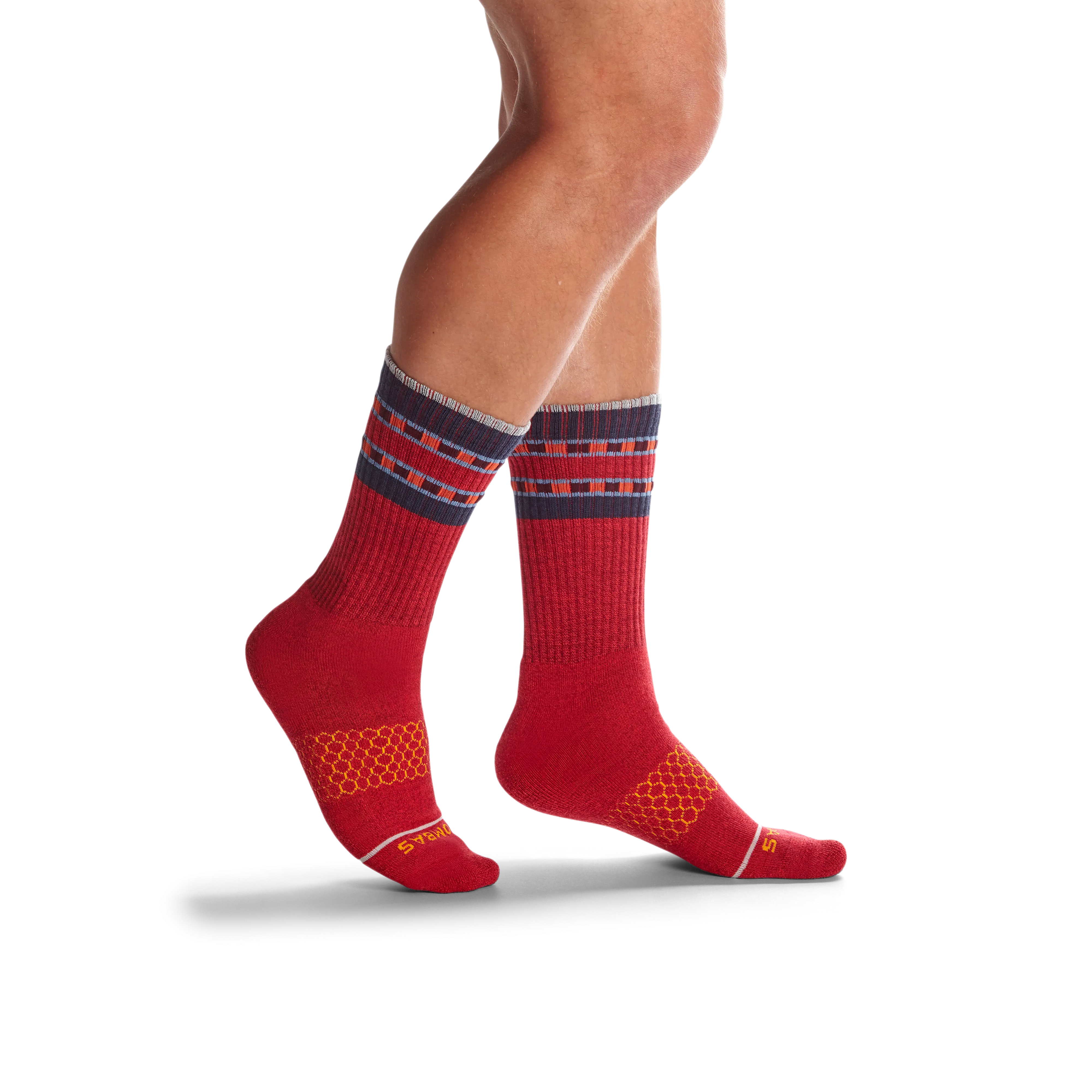 Men's Merino Wool Blend Calf Sock 4-Pack Gift Box