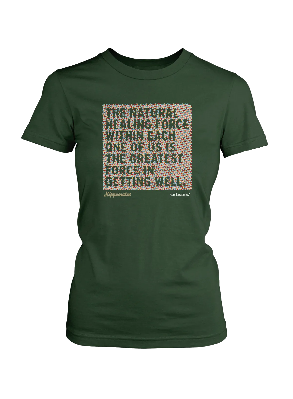 Natural Healing - Women's Fitted T-Shirt