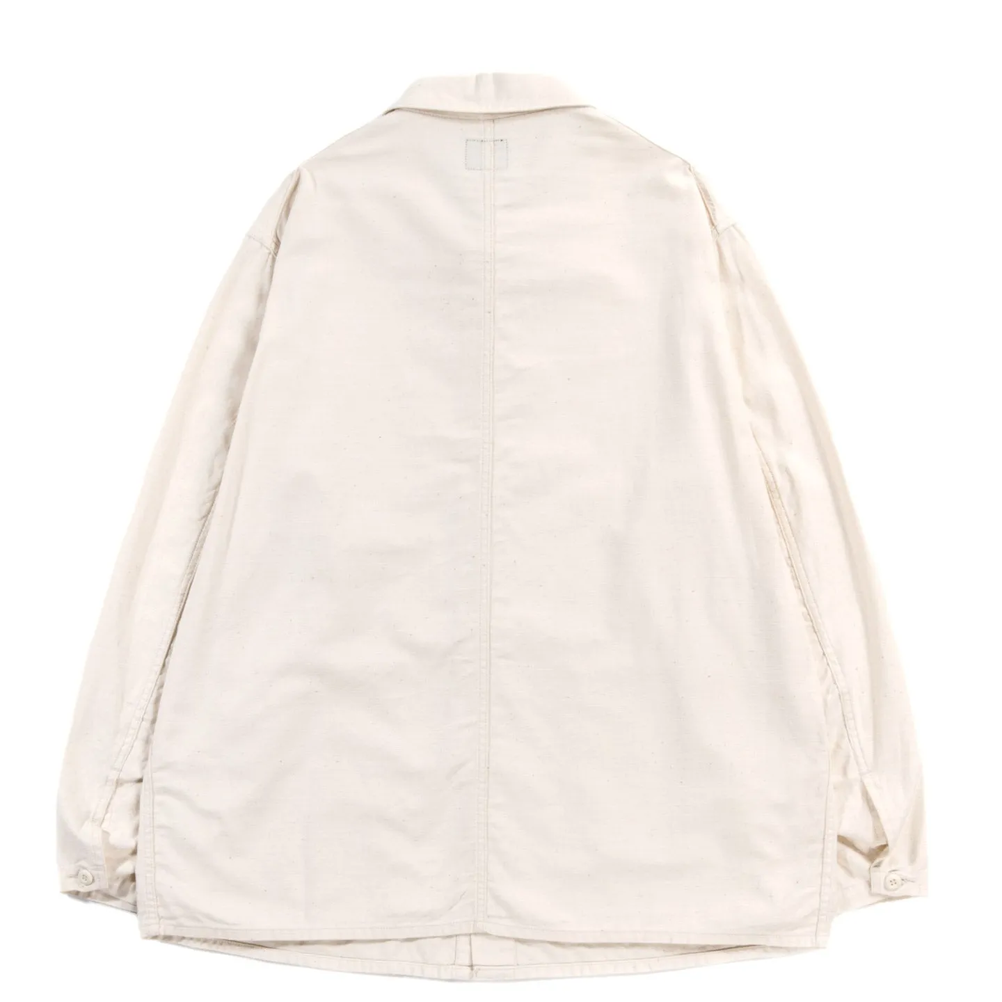 NEEDLES D.N. COVERALL BACK SATEEN WHITE