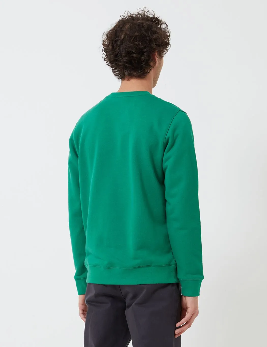 Norse Projects Vagn Classic Crew Sweatshirt (445gsm Cotton) - Sporting Green