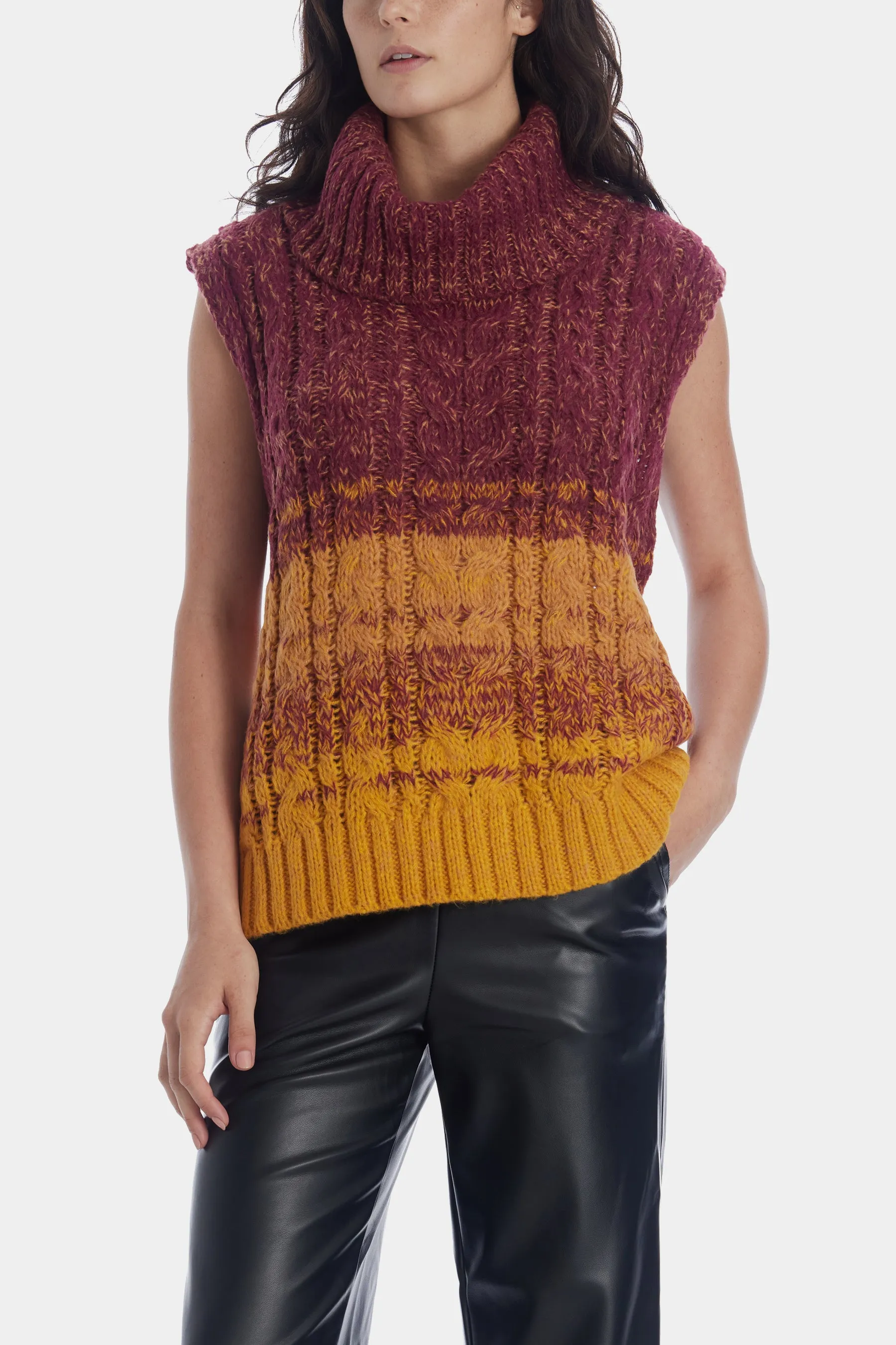 Ombre Cable Vest