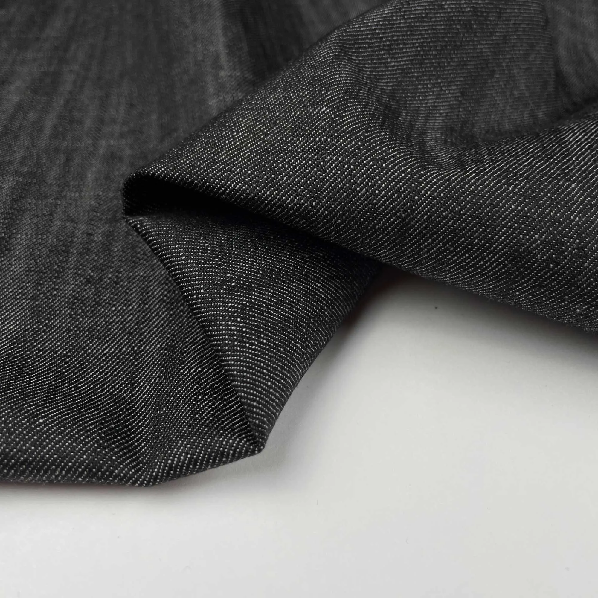 Organic Cotton Raw Denim in Graphite