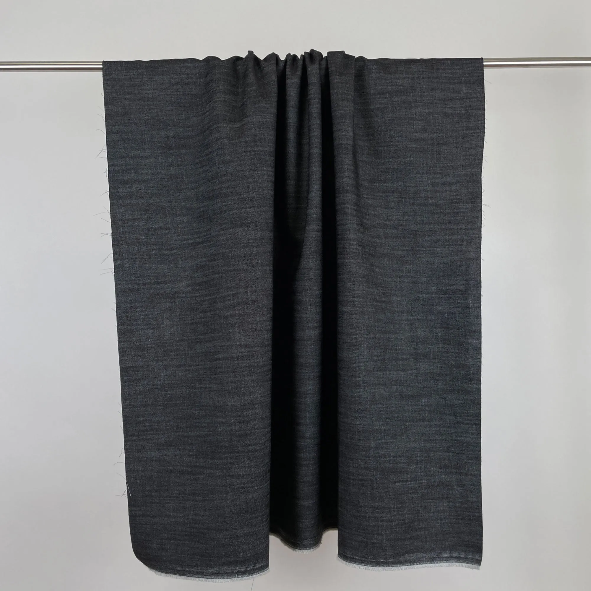 Organic Cotton Raw Denim in Graphite