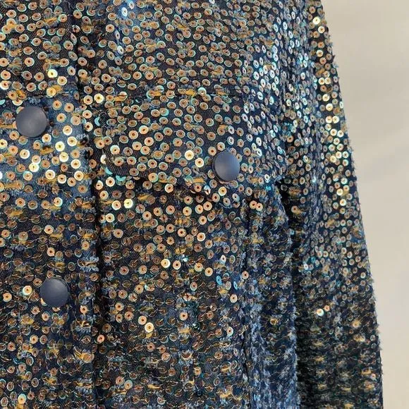 Ottod’AmeBlueSequined Jacket