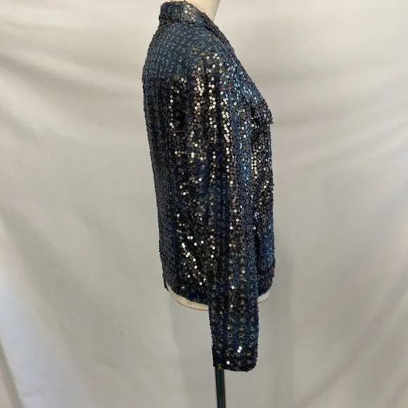 Ottod’AmeBlueSequined Jacket