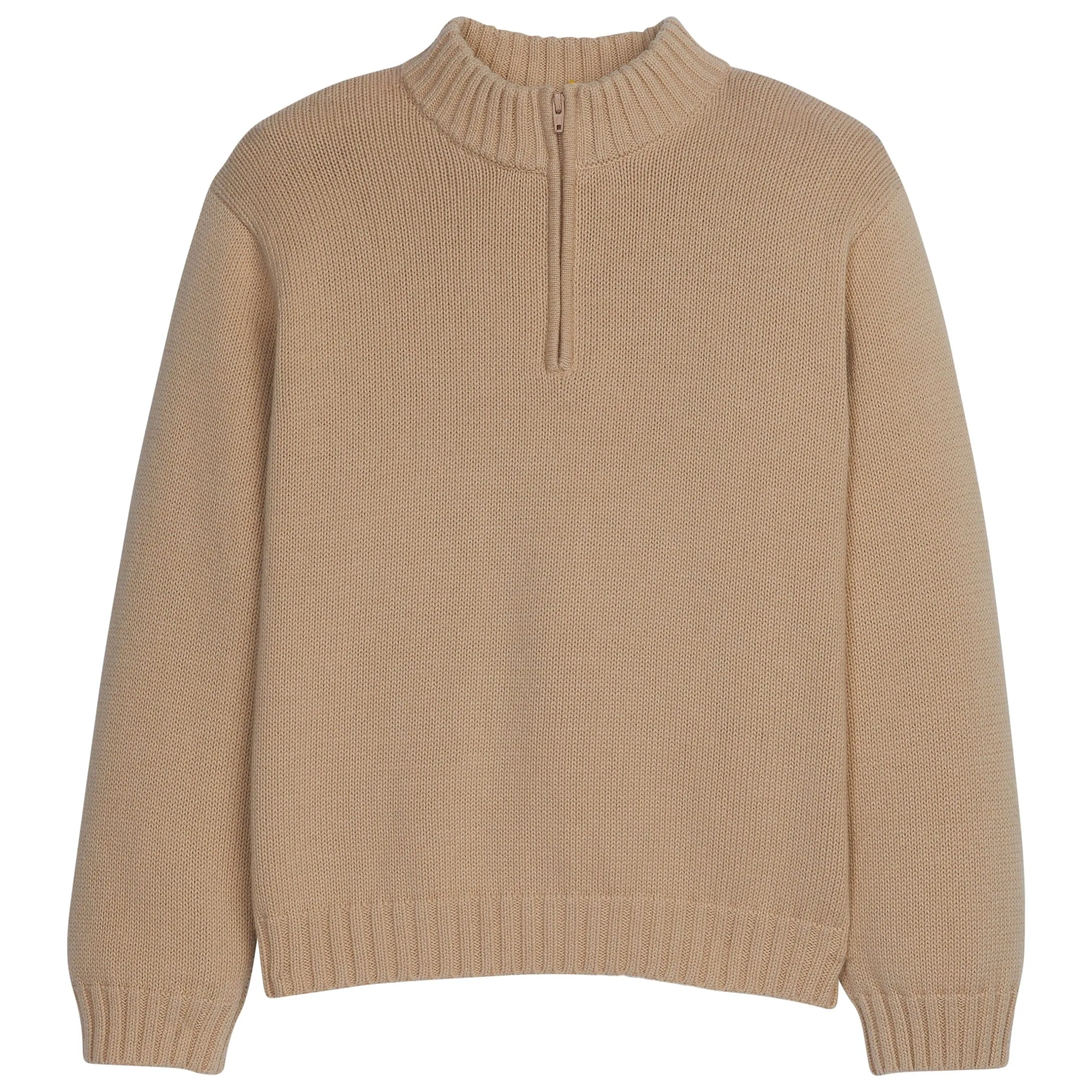 Quarter Zip Sweater - Oatmeal