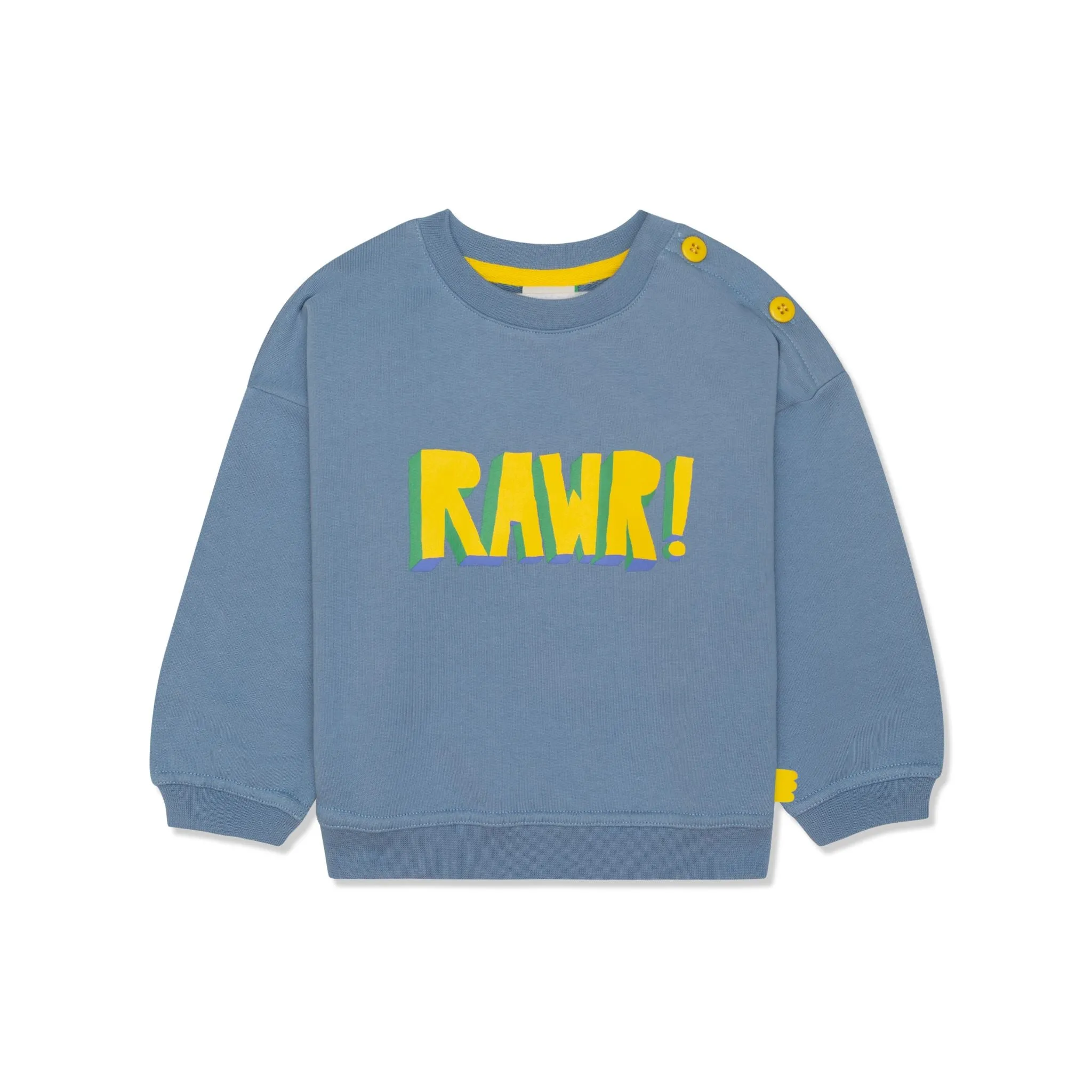 Recycled Cotton Coral Kid Sweatshirt