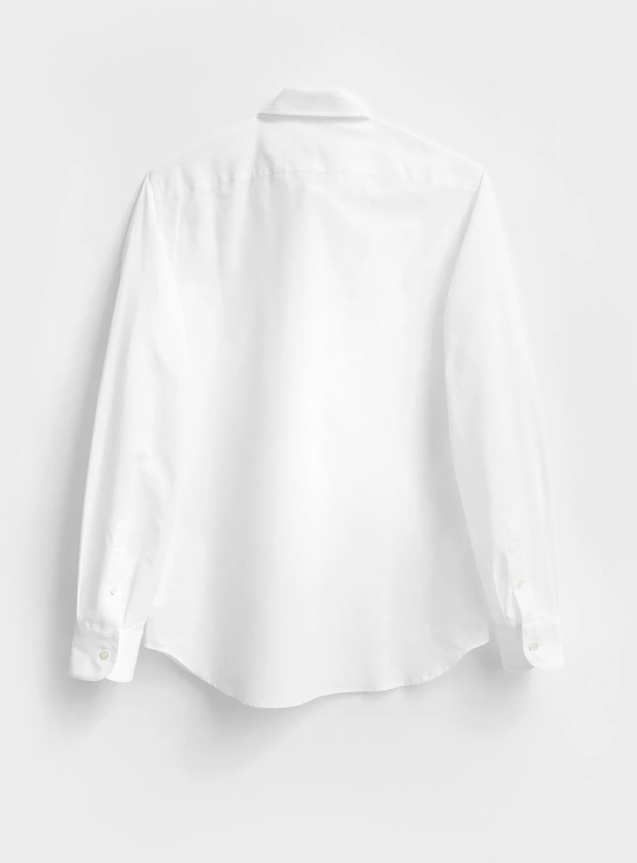 Recycled Italian White Cut Away Shirt