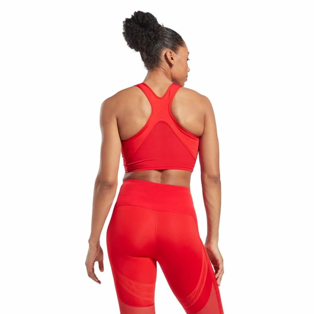 Reebok Apparel Women Lux Perform Crop Top VECRED