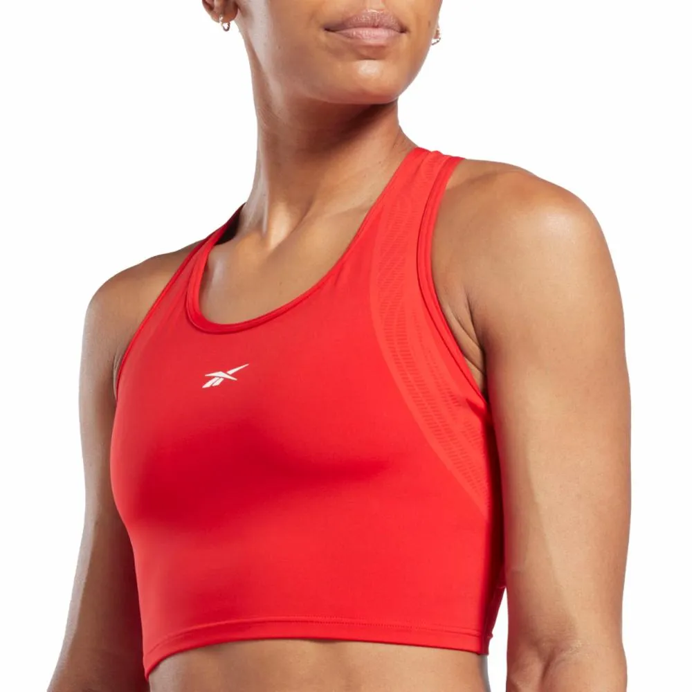 Reebok Apparel Women Lux Perform Crop Top VECRED