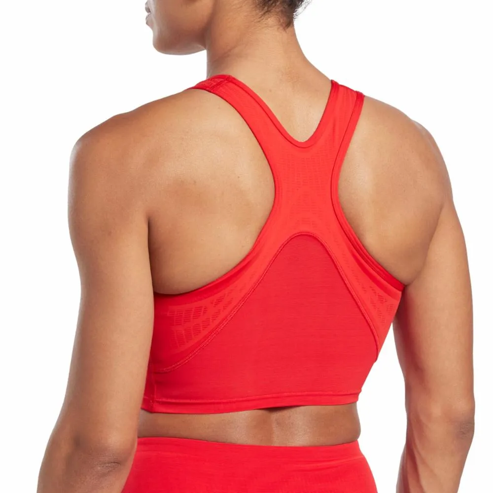 Reebok Apparel Women Lux Perform Crop Top VECRED