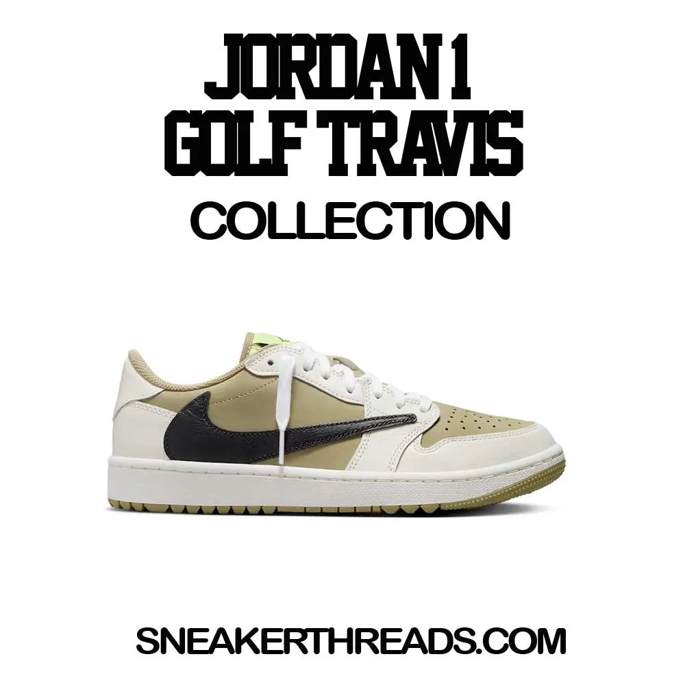 Retro 1 Golf Travis Scott Shirt - Day Ones - Natural