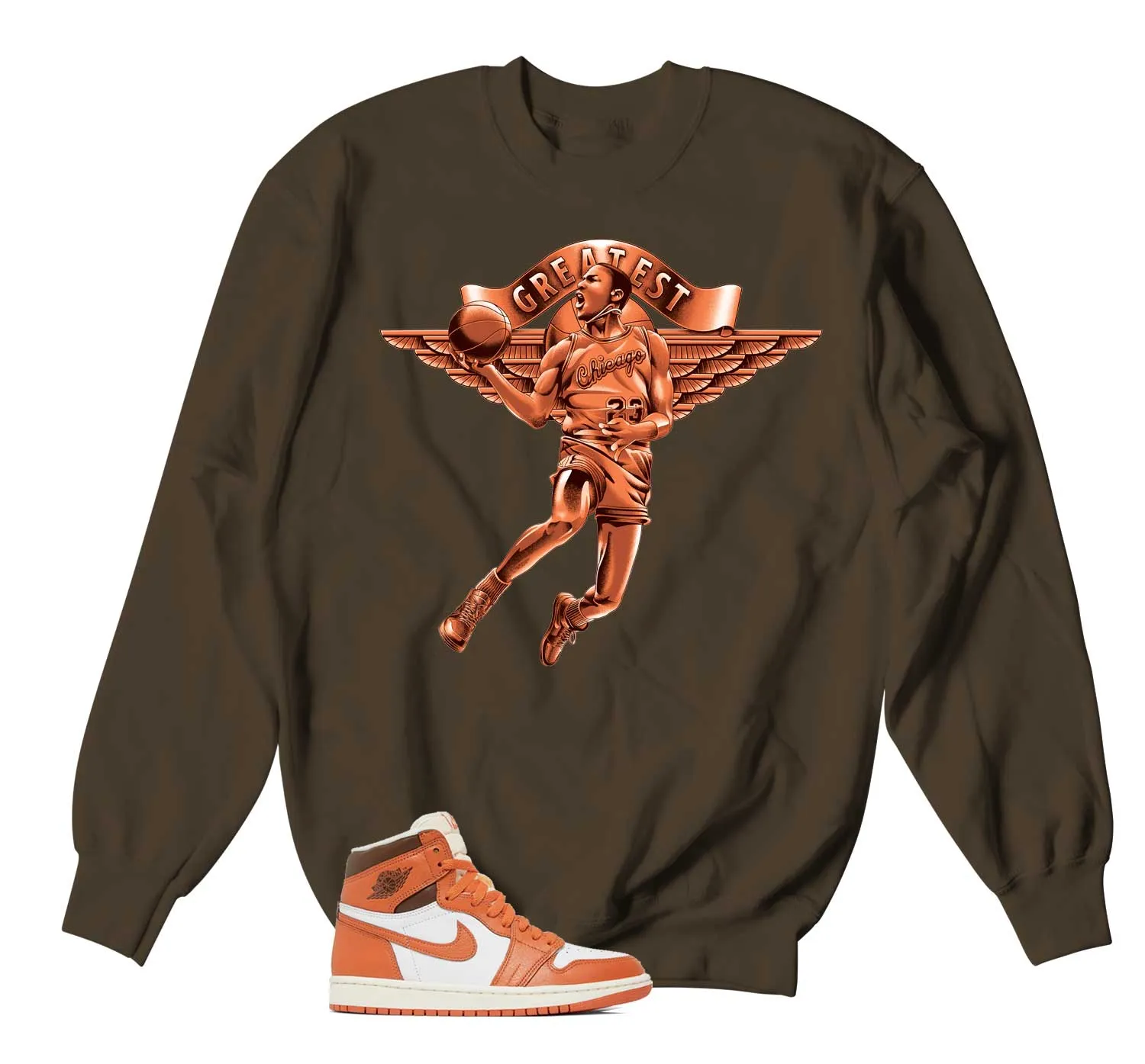 Retro 1 Starfish Sweater- Greatest - Brown