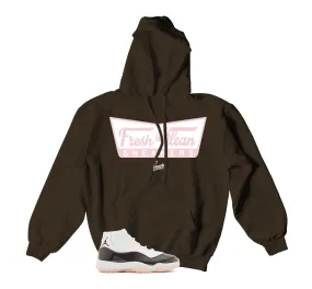 Retro 11 Neapolitan Hoody - Fresh & Krispy - Brown