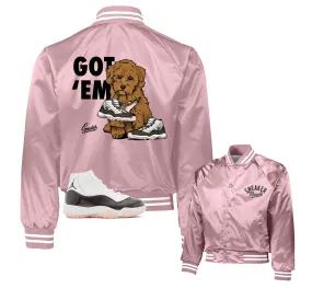 Retro 11 Neapolitan Satin Jacket - Got Em - Light Pink