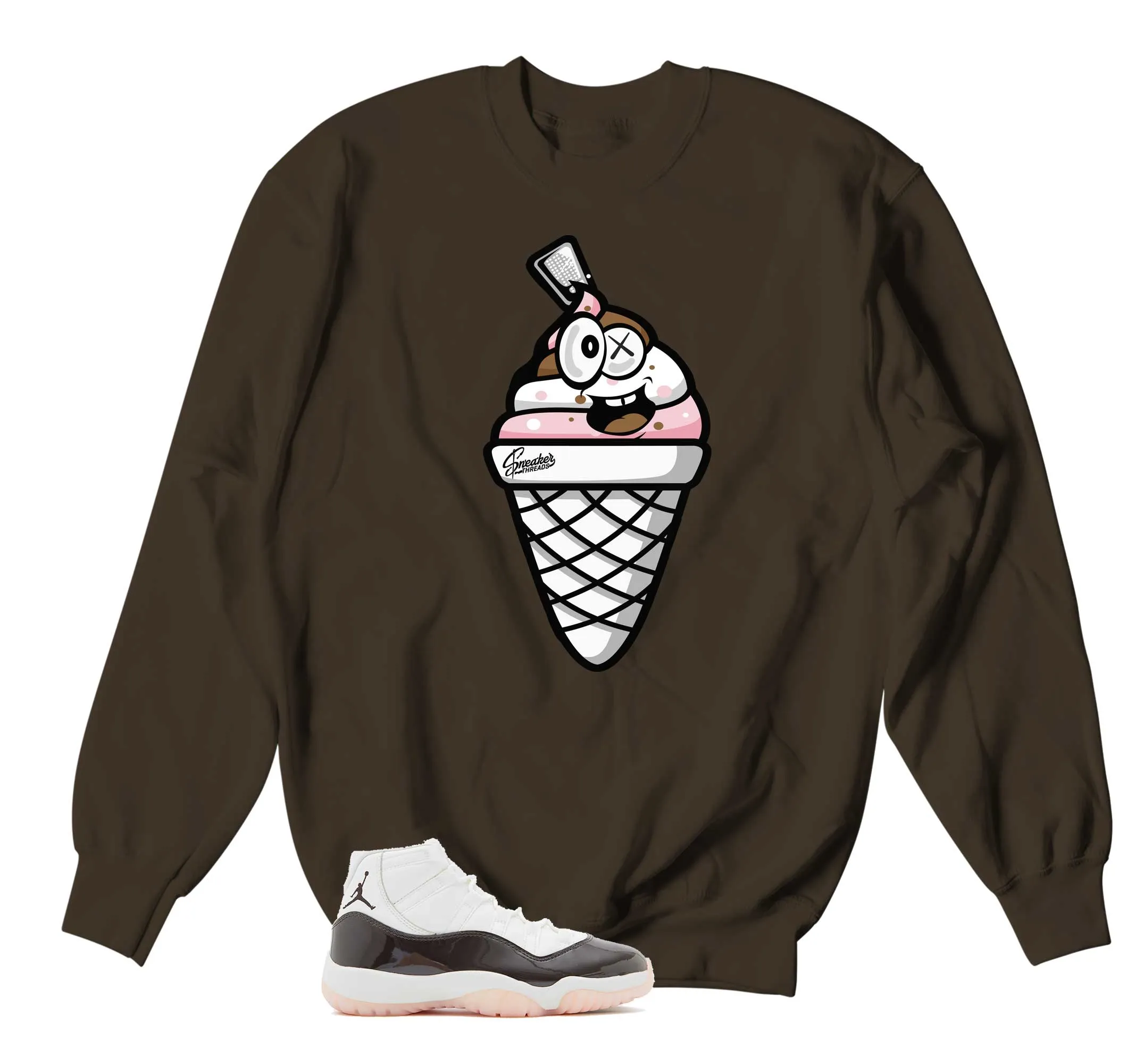 Retro 11 Neapolitan Sweater - Lucky Charm - Brown