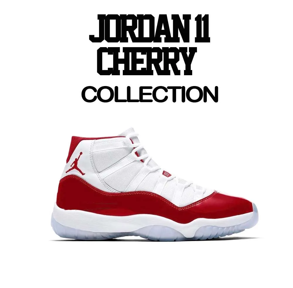 Retro 11 Varsity Red Hoody- Air Santa - White