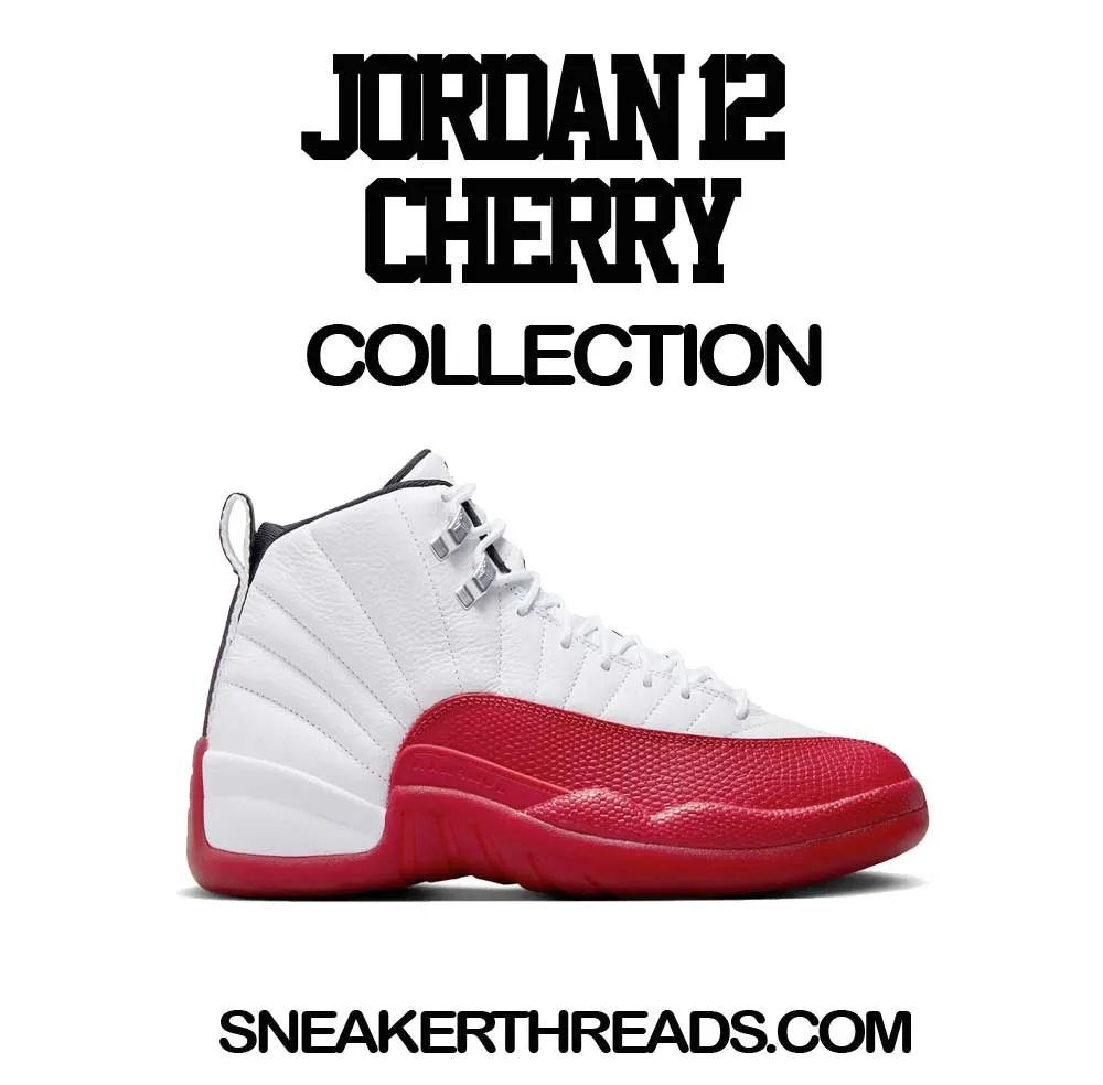 Retro 12 Cherry Hoody - War Bully - Red