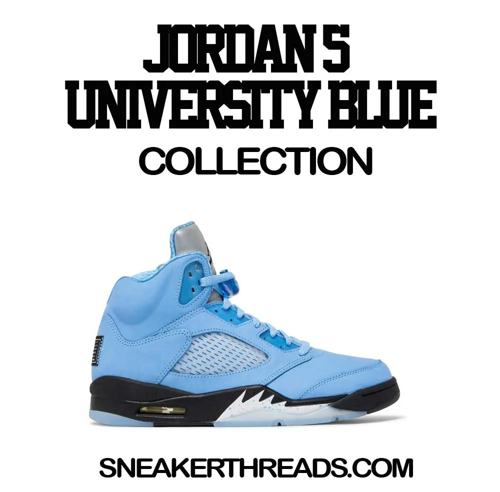 Retro 5 University Blue Jacket - Greatness - Black