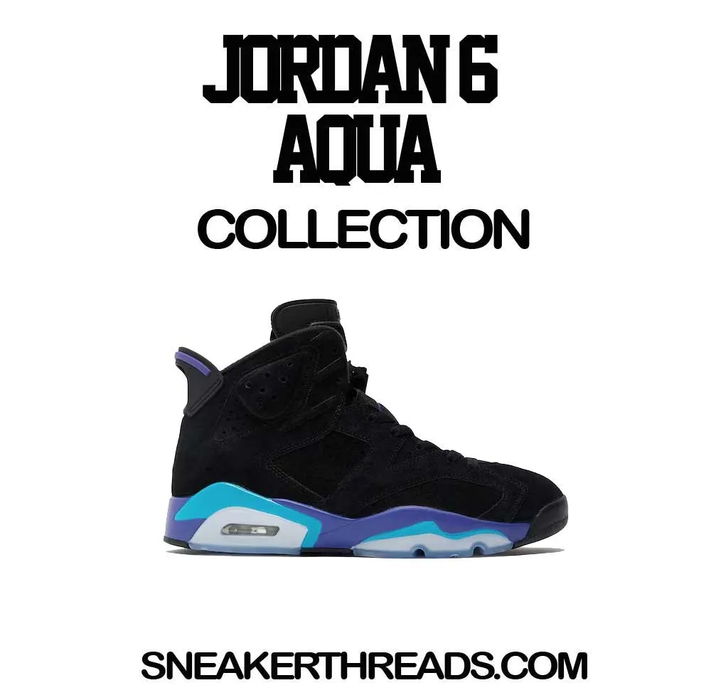 Retro 6 Aqua Hoody - Goat - Purple