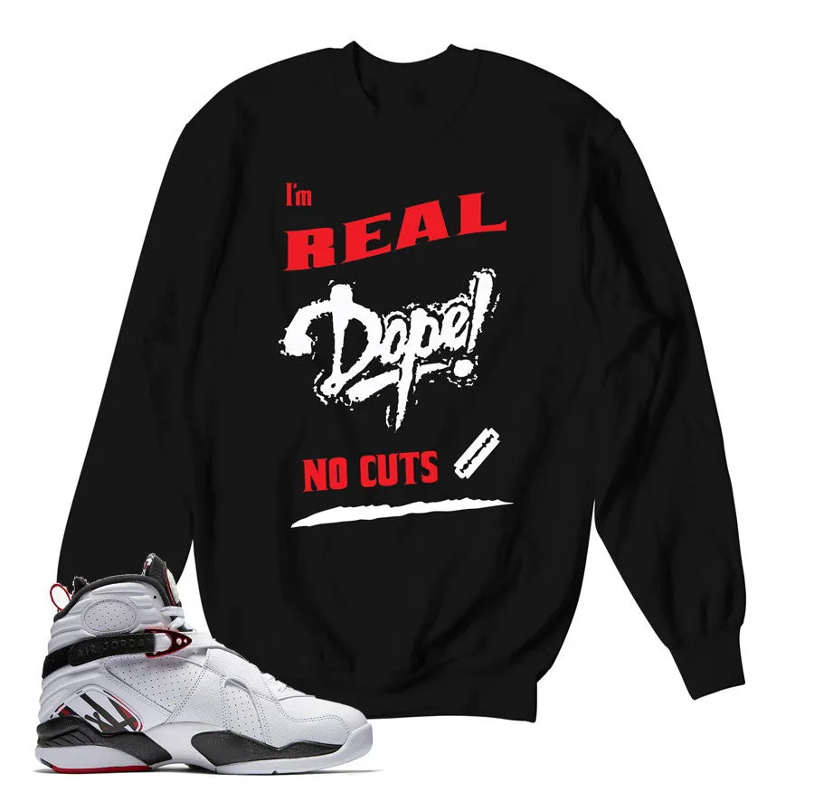 Retro 8 Alternate Sweater - No Cuts - Black