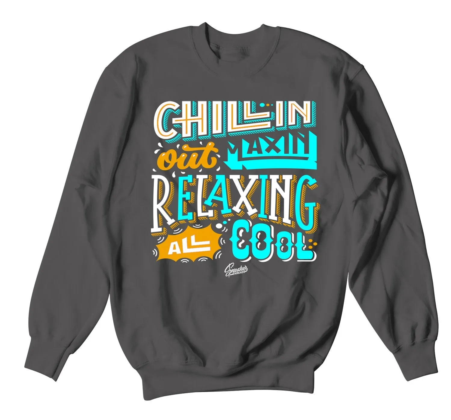 Retro 8 N7 Pendleton Sweater - Chillin Relaxin - Charcoal