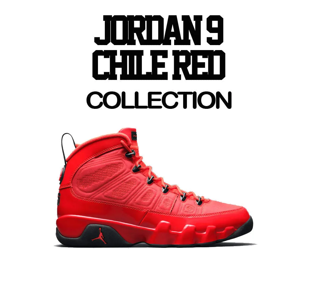 Retro 9 Chile Red Clean Pair Sweater