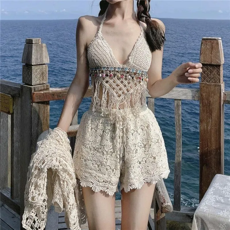 Sally 3 Piece Coord Set - Resortwear Set