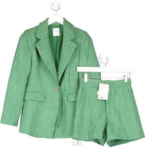 SHEIN Green Shorts And Blazer Co Ord UK XS