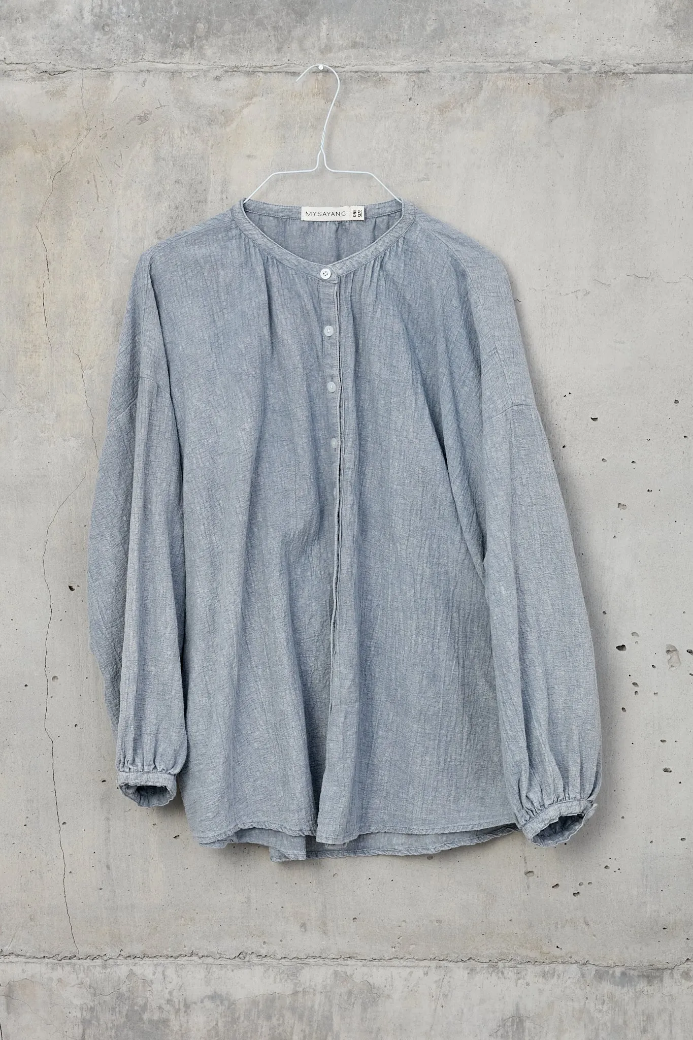 TERLALU [ too ]  -  nila cotton linen blouse