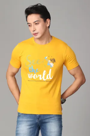 Travel Yellow T-Shirt