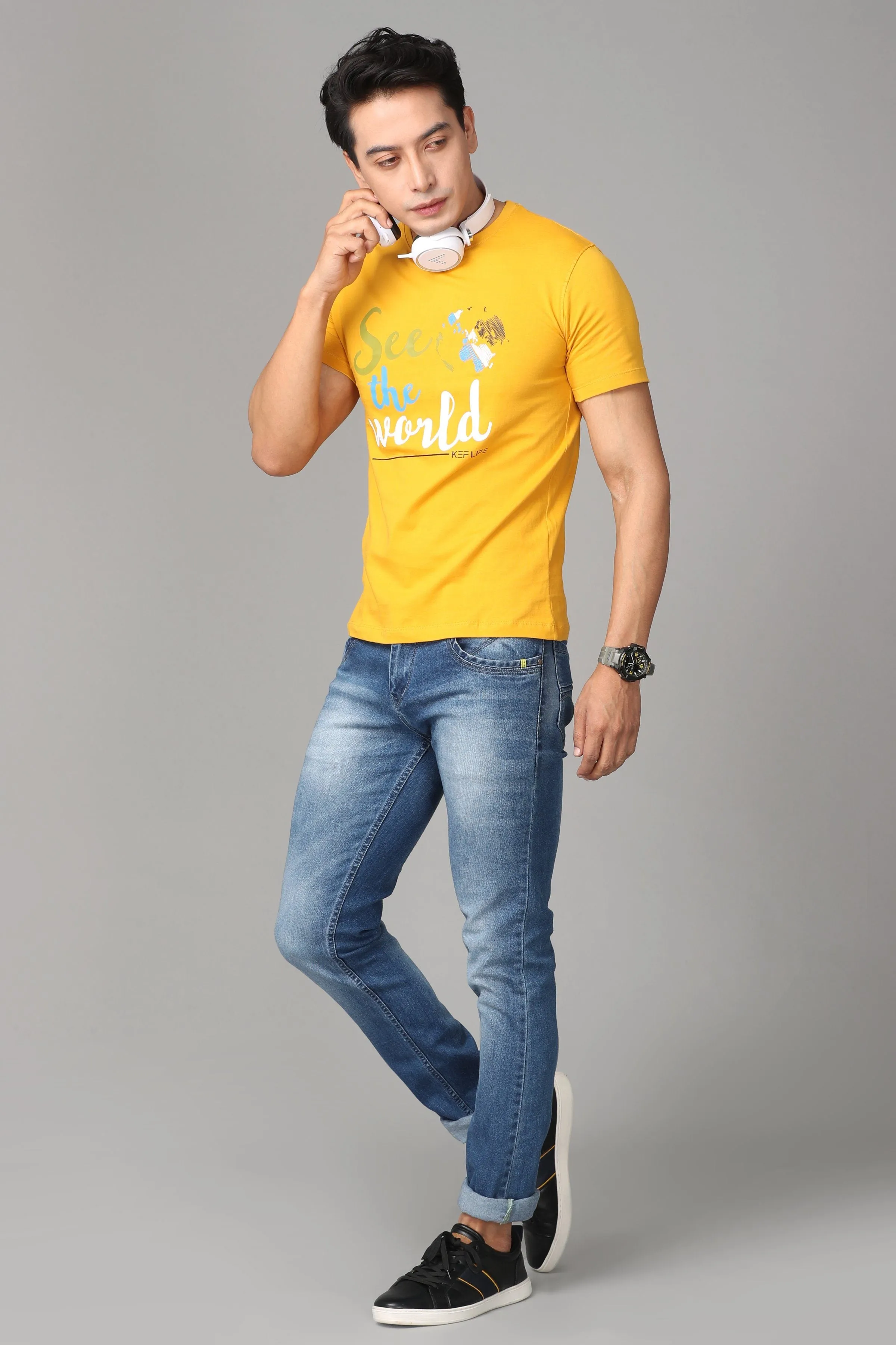 Travel Yellow T-Shirt