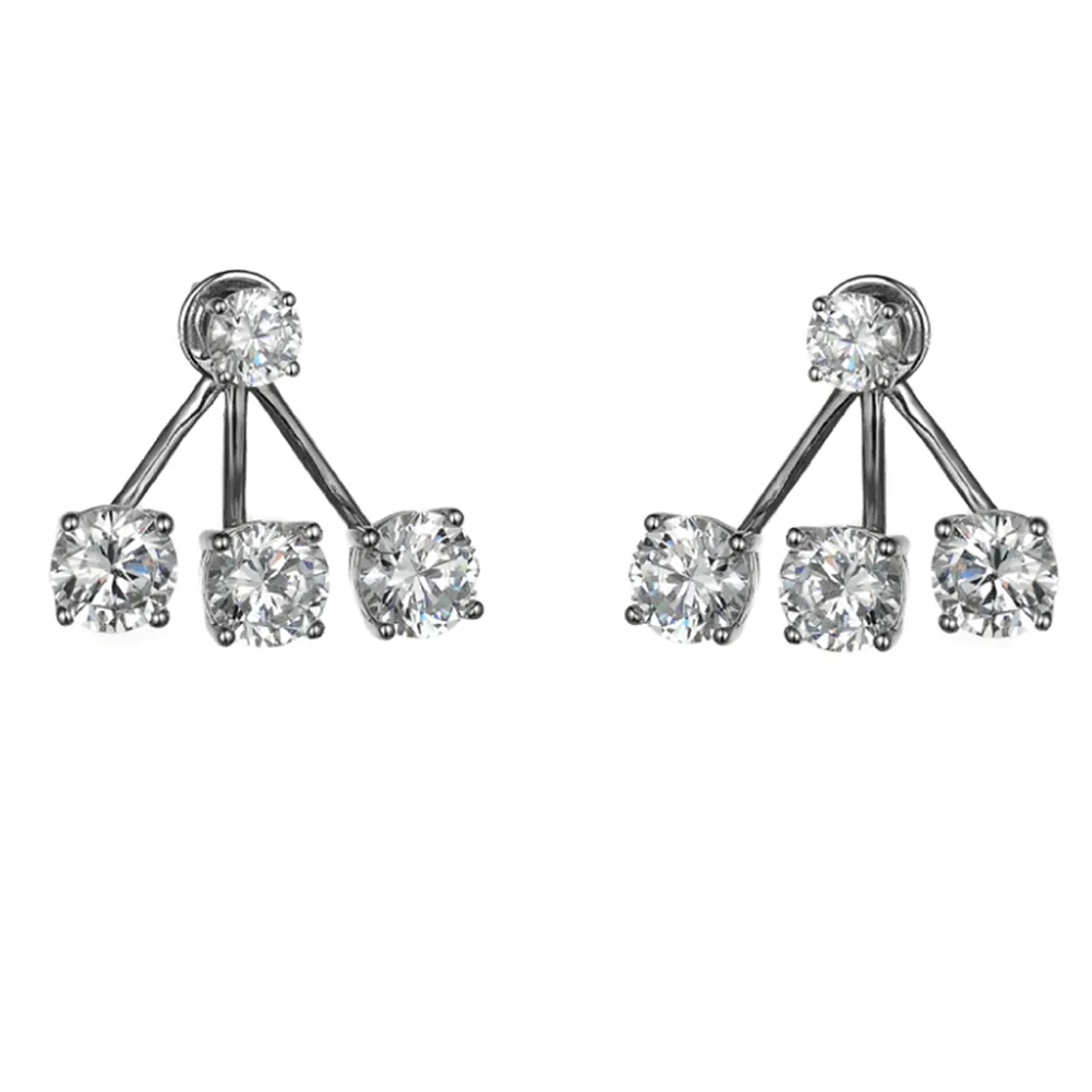 Women's CZ Earring Ear Jackets